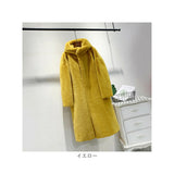 ファーコート レディース 通販 コート ボリュームファーコート ロングコート フェイクファー フード付き ロング ロング丈 暖かい もこもこ ボリューム もふもふ 冬 かわいい アウター