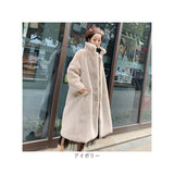 ファーコート レディース 通販 コート ボリュームファーコート ロングコート フェイクファー ロング ロング丈 暖かい もこもこ ボタン ボリューム もふもふ 冬 かわいい アウター