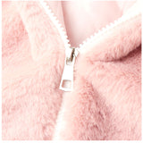 ファーコート レディース 耳 通販 コート ボリュームファーコート フェイクファー フード付き ジャケット 羽織 羽織り 厚め もこもこ ボリューム もふもふ 冬 アウター かわいい おしゃれ