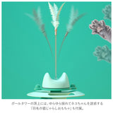 猫 おもちゃ ターンテーブル ボール 通販 猫じゃらし 遊ぶ盤 ボールトレイ 猫游び トラックボール 回転ボール 猫遊びプレート 4層 ストレス解消 ペット ねこ ネコ かわいい ペット用品