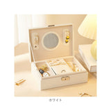 アクセサリーケース 鍵付き 通販 ジュエリーボックス アクセサリーボックス ジュエリーケース アクセサリー ジュエリー 収納 大容量 可愛い おしゃれ シンプル 鏡付き ミラー付き