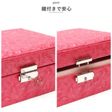 アクセサリーケース 鍵付き 通販 ジュエリーボックス アクセサリーボックス ジュエリーケース アクセサリー ジュエリー 収納 大容量 可愛い おしゃれ シンプル 鏡付き ミラー付き