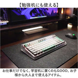 デスクマット マウス対応 60 通販 60x120 120cm 60cm 学習机 マット 勉強机 大きい デスク周り 滑り止め シンプル テーブルマット リモートワーク デスクワーク おしゃれ デスクシート