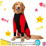 大型犬 つなぎ 犬 通販 ラッシュガード カバーオール ドッグウェア ドッグウエア 犬服 犬の服 犬 いぬ イヌ 服 背面ジッパー 夏服 犬用 海 雪 川 水遊び かわいい おしゃれ