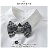 ベビー フォーマル 男の子 長袖 通販 ベビー服 赤ちゃん キッズ セット 上下セット パンツ ズボン シャツ 蝶ネクタイ リボン サスペンダー ズボン吊り パンツセット 子供服 入学式 入園式