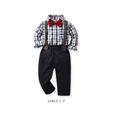 ベビー フォーマル 男の子 長袖 通販 ベビー服 赤ちゃん キッズ セット 上下セット シャツ 蝶ネクタイ リボン パンツ ズボン サスペンダー ズボン吊り パンツセット 子供服 入学式 卒園式