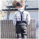 ベビー フォーマル 男の子 長袖 通販 ベビー服 赤ちゃん キッズ セット 上下セット シャツ 蝶ネクタイ リボン パンツ ズボン サスペンダー ズボン吊り パンツセット 子供服 入学式 卒園式