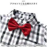 ベビー フォーマル 男の子 長袖 通販 ベビー服 赤ちゃん キッズ セット 上下セット シャツ 蝶ネクタイ リボン パンツ ズボン サスペンダー ズボン吊り パンツセット 子供服 入学式 卒園式
