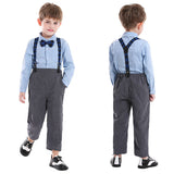 ベビー フォーマル 男の子 長袖 通販 ベビー服 赤ちゃん キッズ セット 上下セット パンツ ズボン シャツ 蝶ネクタイ リボン サスペンダー ズボン吊り パンツセット 子供服 七五三 入学式