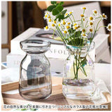 花瓶 ガラス 大きい 北欧 通販 花びん フラワーベース 生け花 花器 ガラス花瓶 ガラス瓶 透明 円柱 シンプル モダン リビング 寝室 玄関 おしゃれ インテリア