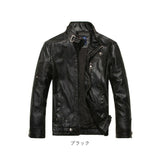 レザージャケット メンズ 革ジャン 通販 ライダース ジャケット 革ジャン 皮ジャン ブルゾン 裏起毛 内側ポケット フェイクレザー 父の日 バイクジャケット カジュアル 秋冬 秋 冬 防寒