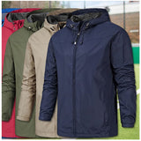 ジャケット フード付き 長袖 通販 ウインドブレーカー コート マウンテンパーカー 作業服 登山ウェア 薄手 レディース メンズ はっ水 撥水 無地 防寒 保温 防風 春 春物 秋 秋物