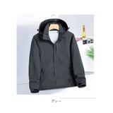 ジャケット フード付き 長袖 通販 ウインドブレーカー コート マウンテンパーカー 作業服 登山ウェア 薄手 レディース メンズ はっ水 撥水 無地 防寒 保温 通気性 春 春物 秋 秋物