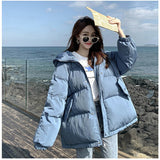 中綿ジャケット レディース 通販 ジャケット 軽量 上着 フード ジャンバー ジャンパー 厚手 ふんわり 暖かい あたたかい あったか 中綿入り PUレザー 防寒 防風 冬 アウター おしゃれ