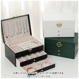アクセサリーケース 鍵付き 通販 ジュエリーボックス アクセサリーボックス ジュエリーケース アクセサリー ジュエリー 収納 大容量 可愛い おしゃれ シンプル ネックレス 引き出し