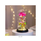 ガラスドーム ライト 通販 フラワーライト ガラス ドームライト 卓上ライト LED 飾り 置物 フラワー 花 バラ 蝶 おしゃれ かわいい 電池式 造花 癒し 贈り物 オブジェ LEDライト 母の日