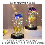 ガラスドーム ライト 通販 フラワーライト ガラス ドームライト 卓上ライト LED 飾り 置物 フラワー 花 バラ 蝶 おしゃれ かわいい 電池式 造花 癒し 贈り物 オブジェ LEDライト 母の日