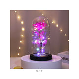 ガラスドーム ライト 通販 ガラス ドームライト 卓上ライト LED フラワーライト 飾り 置物 フラワー 花 バラ 蝶 おしゃれ かわいい 電池式 造花 癒し 贈り物 オブジェ LEDライト 母の日
