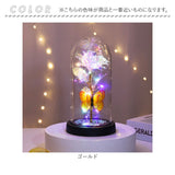 ガラスドーム ライト 通販 ガラス ドームライト 卓上ライト LED フラワーライト 飾り 置物 フラワー 花 バラ 蝶 おしゃれ かわいい 電池式 造花 癒し 贈り物 オブジェ LEDライト 母の日