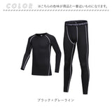 アンダーウェア 上下セット 子供 通販 アンダーシャツ コンプレッションウェア インナーウェア スポーツインナー スパッツ ジュニア キッズ スポーツ 長袖 吸汗速乾 丸首 オールシーズン