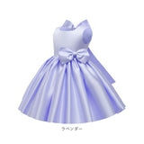 キッズドレス 通販 子供 ドレス フォーマルドレス ワンピース 子供服 キッズ服 ノースリブ リボン 膝丈 フレア シンプル 無地 ピアノ発表会 演奏会 フォーマル 結婚式 セレモニー 七五三