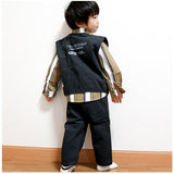 セットアップ 長袖シャツ 男の子 通販 ベスト パンツ 長ズボン ズボン ストライプシャツ カジュアル 長袖 シャツ ストライプ ポケット 子供服 子ども服 子供用 子供 こども 子ども キッズ