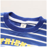 セットアップ トレーナー 男の子 通販 長袖シャツ 長袖 シャツ パンツ 長ズボン ズボン Tシャツ 子供服 ラウンドネック ストライプ カジュアル 子供 こども 子ども キッズ 春 秋