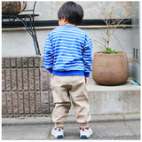 セットアップ トレーナー 男の子 通販 長袖シャツ 長袖 シャツ パンツ 長ズボン ズボン Tシャツ 子供服 ラウンドネック ストライプ カジュアル 子供 こども 子ども キッズ 春 秋