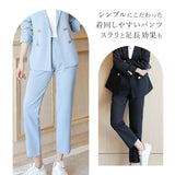 パンツスーツ レディース 上下 通販 スーツ 上下セット ビジネススーツ セレモニースーツ セットアップ フォーマルスーツ リクルート リクルートスーツ ジャケット パンツ セット ママ