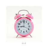 目覚まし時計 ベル 大音量 静か 通販 アナログ時計 アナログ めざまし時計 目覚まし 時計 アラームクロック アラーム クロック 置時計 卓上 置き時計 めざまし サイレント ダブルベル