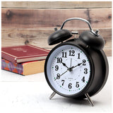 目覚まし時計 ベル 大音量 静か 通販 アナログ時計 アナログ めざまし時計 目覚まし 時計 アラームクロック アラーム クロック 置時計 卓上 置き時計 めざまし サイレント ダブルベル