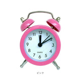 目覚まし時計 ベル 小さい 通販 ミニ アナログ時計 めざまし時計 目覚まし 時計 アラームクロック アラーム クロック 置時計 置き時計 めざまし ダブルベル ツインベル かわいい