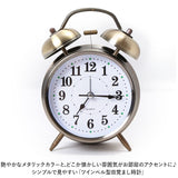 目覚まし時計 ベル アンティーク 通販 アナログ時計 アナログ めざまし時計 目覚まし 時計 アラームクロック アラーム クロック 置時計 置き時計 めざまし ダブルベル ツインベル