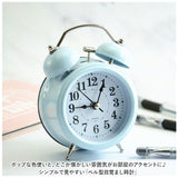 目覚まし時計 ベル 大音量 大数字 通販 アナログ時計 アナログ めざまし時計 目覚まし 時計 アラームクロック アラーム クロック 置時計 置き時計 ダブルベル ツインベル めざまし