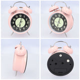 目覚まし時計 ベル 夜光 通販 アナログ時計 アナログ めざまし時計 目覚まし 時計 アラームクロック アラーム クロック 置時計 置き時計 めざまし ダブルベル ツインベル 金属 金属ベル