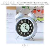 目覚まし時計 ベル 夜光 通販 アナログ時計 アナログ めざまし時計 目覚まし 時計 アラームクロック アラーム クロック 置時計 置き時計 めざまし ダブルベル ツインベル 金属 金属ベル