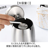灰皿 フタ付 通販 ふた付灰皿 蓋付 ステンレス灰皿 大容量 タバコ 防臭 飲食店 おしゃれ オシャレ 屋外 庭 バルコニー 屋外テラス 機能的 シンプル 携帯灰皿 卓上灰皿 屋外灰皿 蓋付灰皿