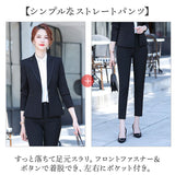 レディース スーツ セットアップ ビジネス 通販 セレモニースーツ フォーマルスーツ パンツスーツ 上下セット レディーススーツ ビジネススーツ 長袖 無地 リクルート 通勤 ビジカジ