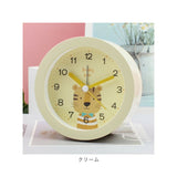 目覚まし時計 秒針 静か 動物 通販 アナログ時計 アナログ めざまし時計 目覚まし 時計 アラームクロック アラーム クロック 置時計 置き時計 めざまし どうぶつ 動物 かわいい 寝室