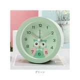 目覚まし時計 秒針 静か 動物 通販 アナログ時計 アナログ めざまし時計 目覚まし 時計 アラームクロック アラーム クロック 置時計 置き時計 めざまし どうぶつ 動物 かわいい 寝室