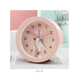 目覚まし時計 秒針 静か 動物 通販 アナログ時計 アナログ めざまし時計 目覚まし 時計 アラームクロック アラーム クロック 置時計 置き時計 めざまし どうぶつ 動物 かわいい 寝室