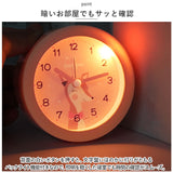 目覚まし時計 秒針 静か 動物 通販 アナログ時計 アナログ めざまし時計 目覚まし 時計 アラームクロック アラーム クロック 置時計 置き時計 めざまし どうぶつ 動物 かわいい 寝室