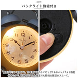 目覚まし時計 ベル 時計 静か 通販 アナログ時計 アナログ めざまし時計 目覚まし 時計 アラームクロック アラーム クロック 置時計 置き時計 めざまし サイレント ダブルベル ツインベル
