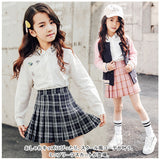 プリーツスカート ミニ 女の子 チェック柄 通販 プリーツ スカート ミニスカート ミニ丈スカート 子供服 スクール ミニ丈 学園風 チェック 女児 子供 こども 子ども キッズ ゆったり