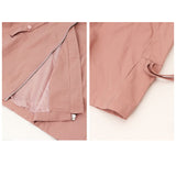 マウンテンパーカー レディース ロング 通販 スプリングコート トレンチコート アウター コート ジャケット ウィンドブレイカー フード付き ジップアップ 薄手 パーカー シンプル スリム