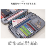 マルチケース 薄型 通販 カードケース ペン入れ パスポートケース カード入れ お札入れ 通帳ケース 通帳入れ 収納 ジッパー お札 カード 通帳 名刺 パスポート 旅行 出張