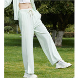 ラッシュガード ズボン レディース 通販 ラッシュパンツ 長ズボン パンツ ロングパンツ ボトムス 日焼け対策 ひんやり 薄手 速乾性 スリット入り ストレート 水着の上から ウエストゴム