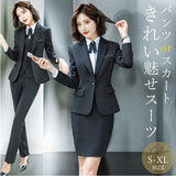 レディース スーツ セットアップ ビジネス 通販 セレモニースーツ フォーマルスーツ パンツスーツ 上下セット レディーススーツ ビジネススーツ 長袖 無地 ビジカジ リクルート 通勤