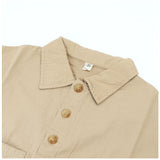 カバーオール キッズ 子供服 通販 オーバーオール 繋ぎ サロペット つなぎ 普段着 長袖 ポケット ボタン ゆったり カジュアル かわいい 女の子 子供 子ども こども 韓国