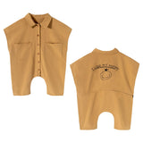 カバーオール キッズ 子供服 通販 オーバーオール 繋ぎ サロペット つなぎ 普段着 半袖 ポケット ボタン ゆったり カジュアル かわいい 女の子 子供 子ども こども 韓国